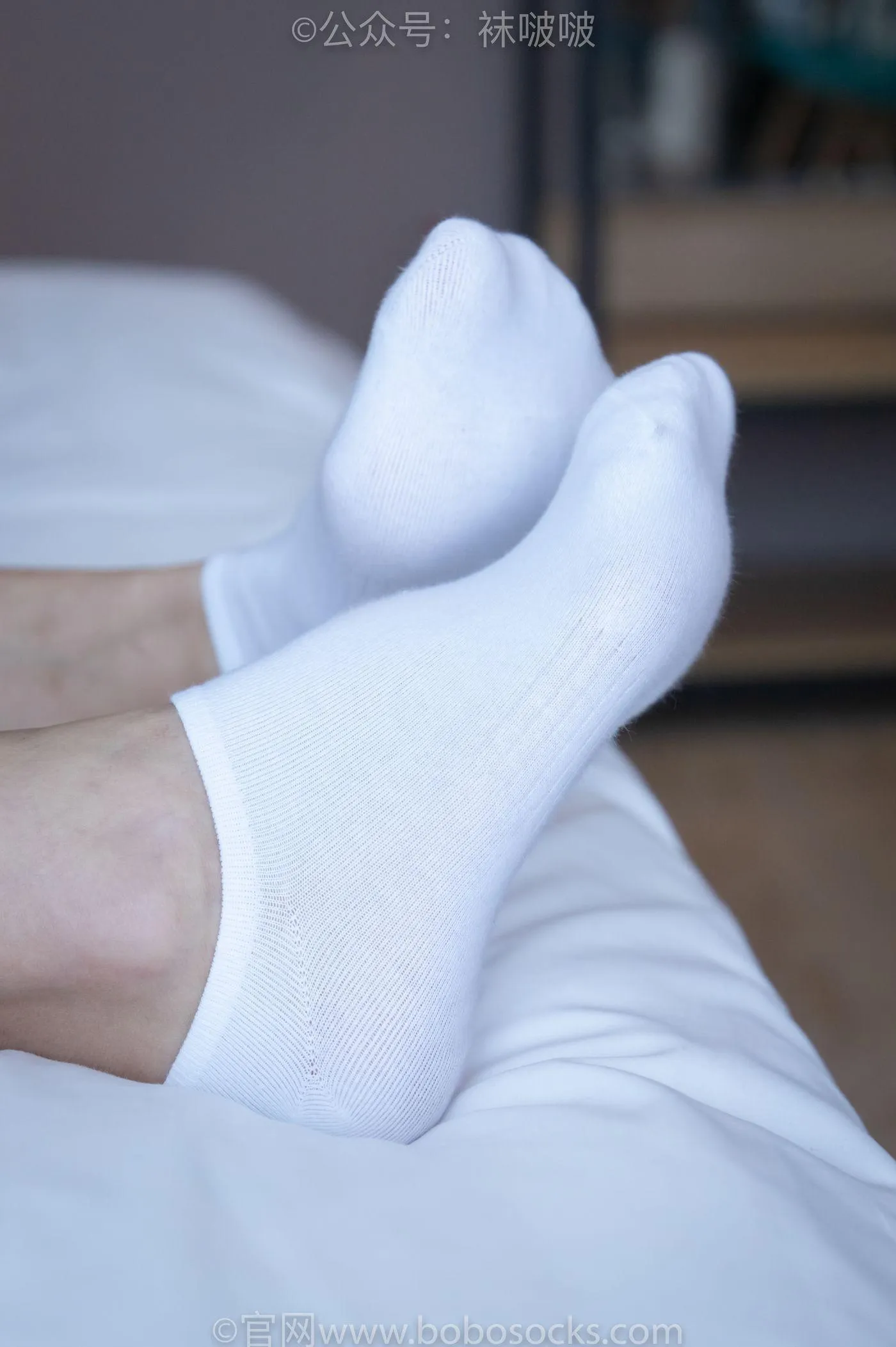[BoBoSocks袜啵啵]NO.024 涵涵-板鞋、白棉袜、裸足 [134P]插图3